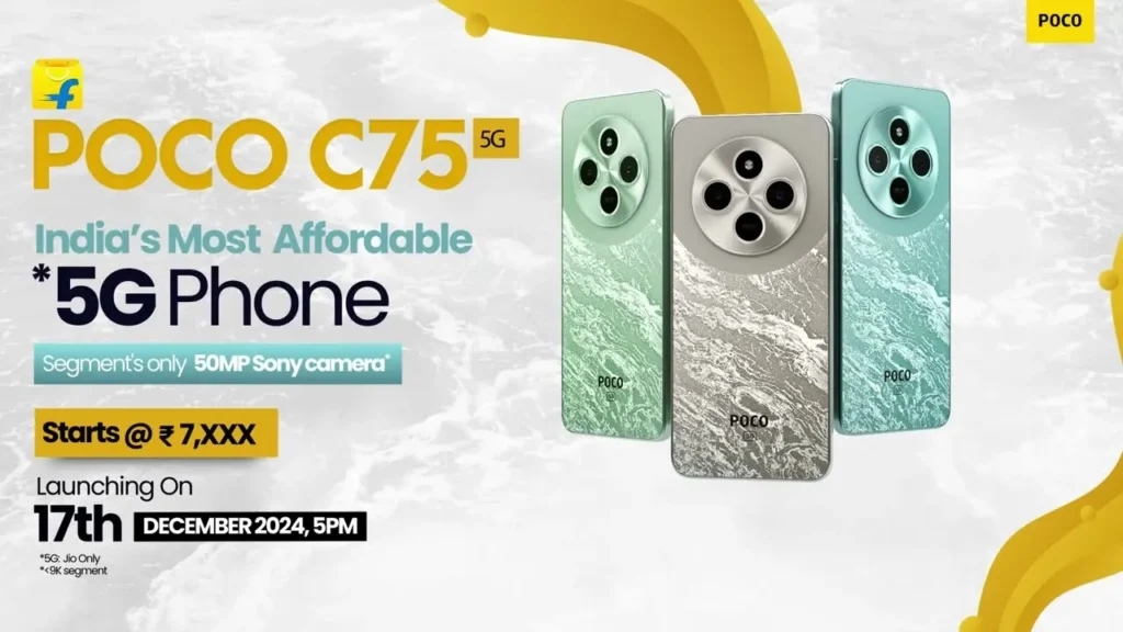 POCO C75 5G: सस्ते दाम में हाई-टेक स्मार्टफोन का नया राजा। 4 Poco C75 Launch Date