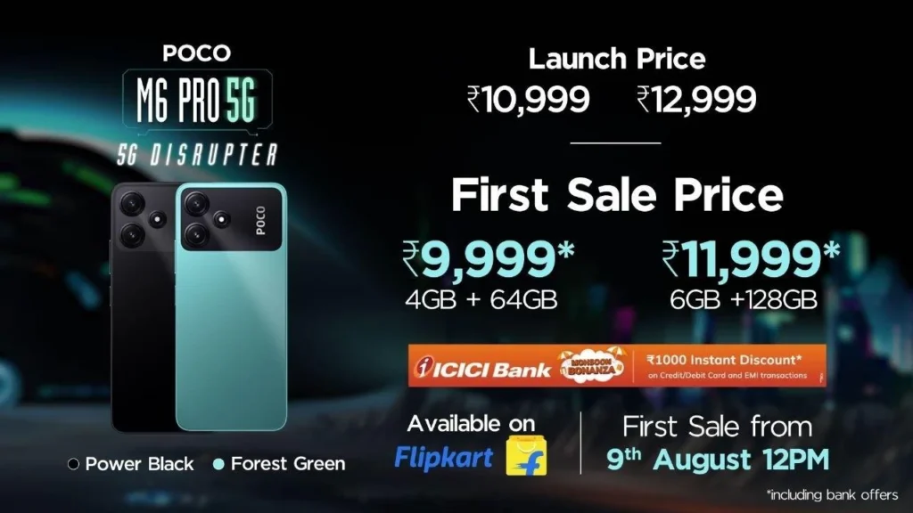 Poco M6 Pro 5G Price