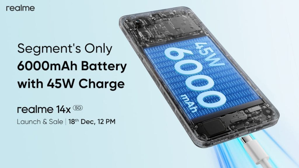 Realme 14X 5G Battery
