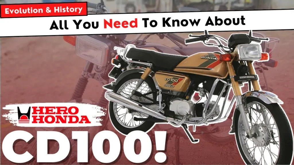 Hero Honda CD 100 2025: The Legendary Bike is Back with a Attractive Look & Upgraded Features 4 Hero Honda CD 100