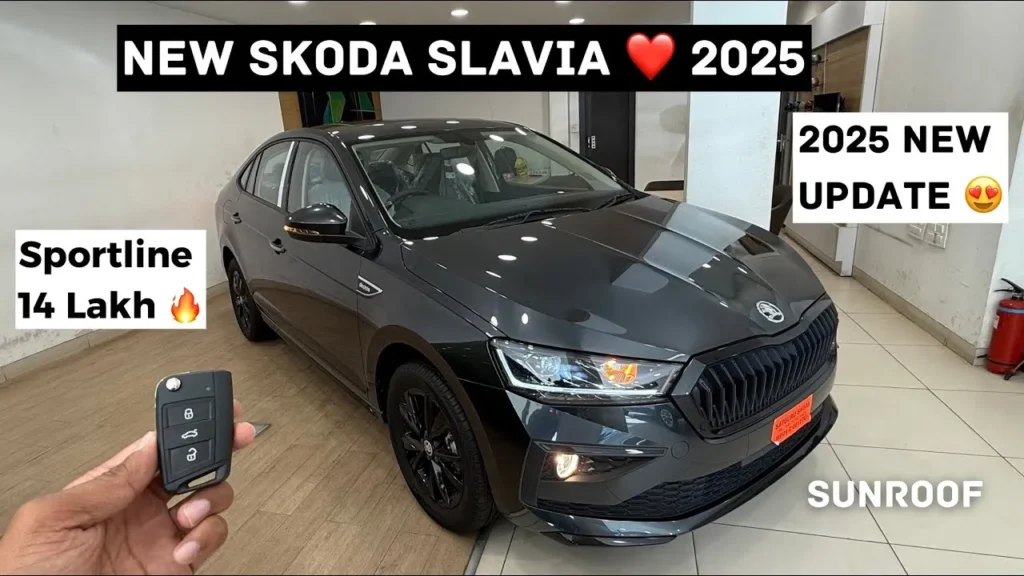 Skoda Slavia 2025: A Perfect Blend of Luxury Interior & Advance Features! 4 new skoda slavia 2025