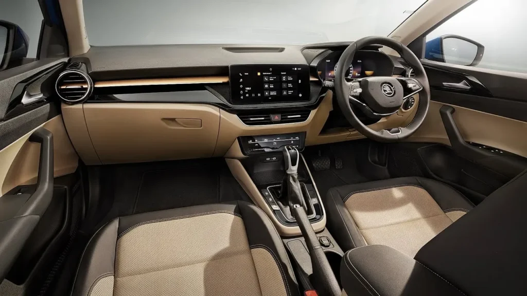 New Skoda Slavia 2025: Launch Date, Interior Features, Mileage & More! 3 skoda slavia interior