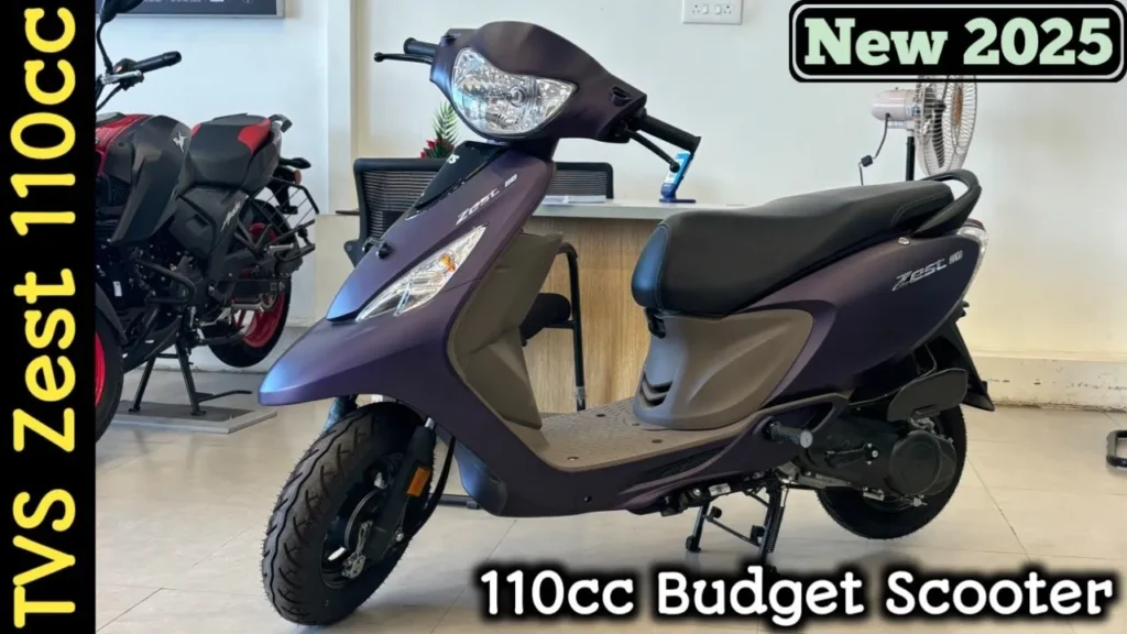 TVS Zest 110 Price, Features & More: Should You Buy This Scooter in 2025? 3 tvs zest 110 on road price