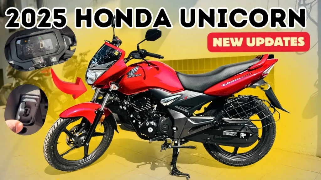 The All-New Honda Unicorn 2025: A Perfect Blend of Power, Comfort, and Mileage 6 Honda Unicorn 2025 Features