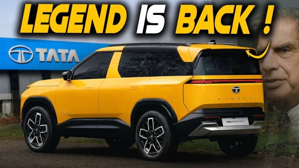 Tata Sierra 2025 is Coming! Bold Design, 3 Engine Options & Luxury interior Under ₹11 Lakh 4 Tata Sierra launch date in india