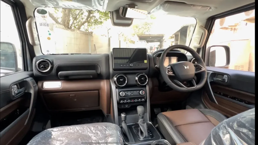 mahindra thar roxx interior