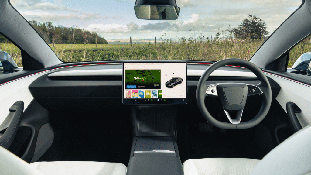 Tesla Model 3 2025 Edition Arrives in India with Bold Design & New Features 8 Tesla Model 3 Interior
