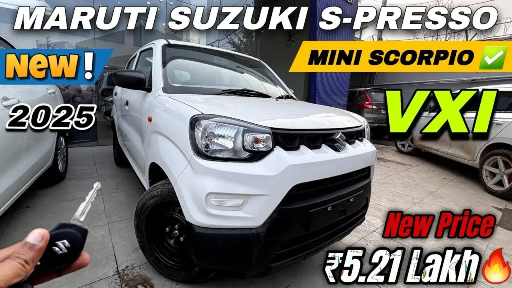 Maruti Suzuki S-Presso 2025: The King of Mileage Returns with a Festive Bang at Just ₹3.48 Lakh! 7 Maruti Suzuki S-Presso 2025 Price