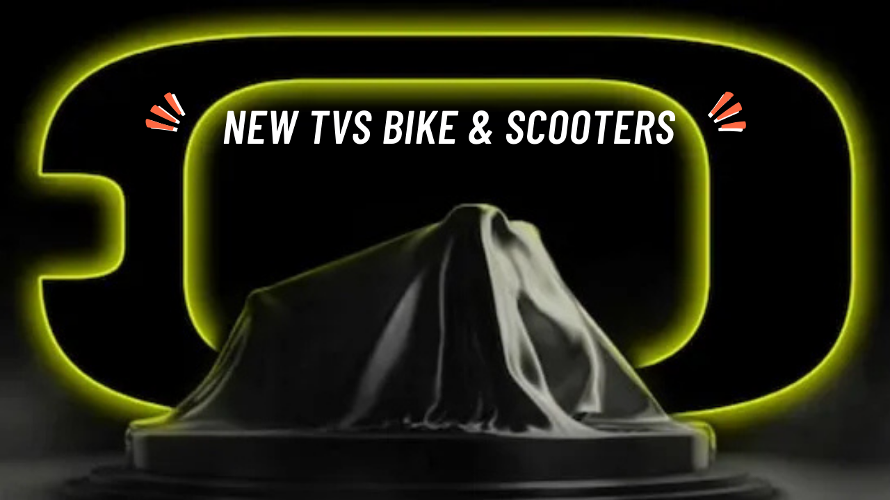 New TVS Bikes & Scooters Coming to India TVS Orbiter, Ntorq 150, Apache RTX 300, Jupiter CNG