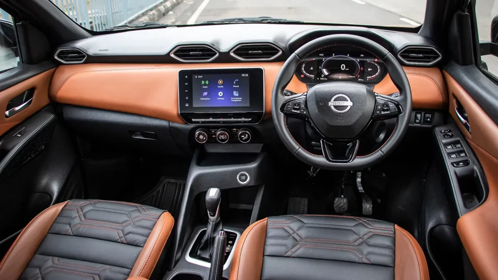 Nissan Magnite 2025 Facelift: Bold Design, 6 Airbags & Crazy Mileage – All Under ₹6 Lakh! 3 Nissan Magnite 2025 Facelift Interior