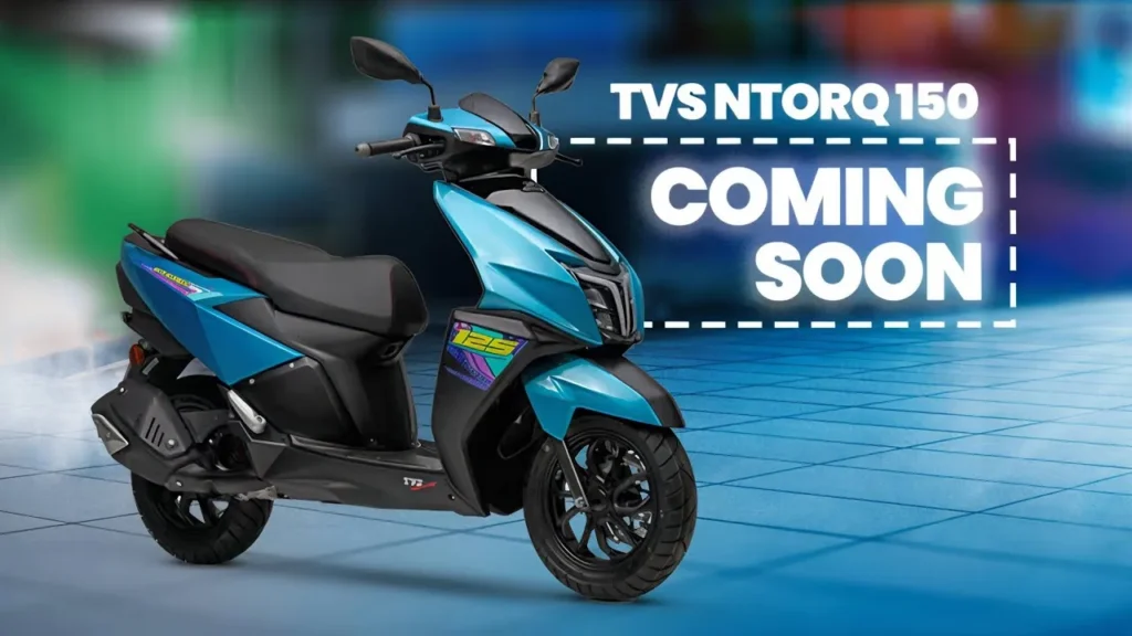New TVS Bikes & Scooters Coming to India: TVS Orbiter, Ntorq 150, Apache RTX 300, Jupiter CNG 6 TVS Ntorq 150