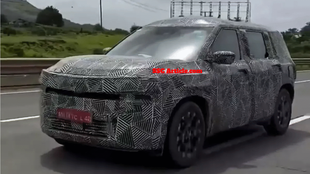 Tata Sierra 2025 Spy Shot