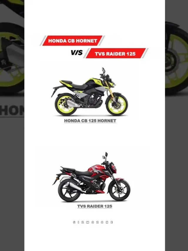 Honda CB125 Hornet vs TVS Raider 125 – Which Bike Wins the Battle of Speed & Features?