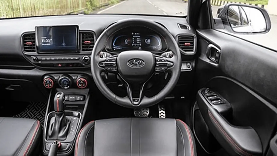 2026 Hyundai Venue N Line Spotted Testing in India, Launch Expected Soon 5 Hyundai Venue N Line interior