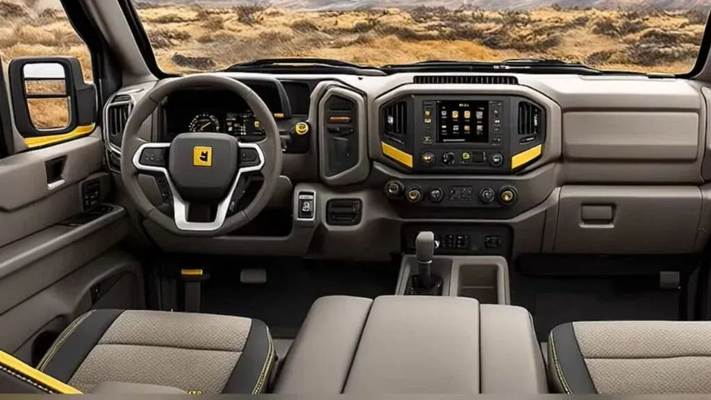 2026 Caterpillar Pickup Truck: A High-Tech Monster with Jaw-Dropping Performance & Surprising Price, Real Mileage Revealed! 6 2026 Caterpillar pickup truck interior