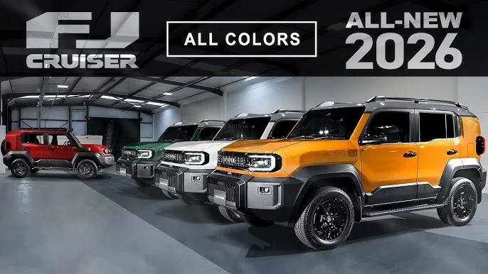 2026 Toyota Land Cruiser and FJ Cruiser Electric – Future of Rugged SUVs with Hybrid and Electric Power 1 fj cruiser price