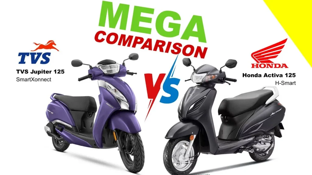 Honda Activa 7G vs TVS Jupiter 125 Price