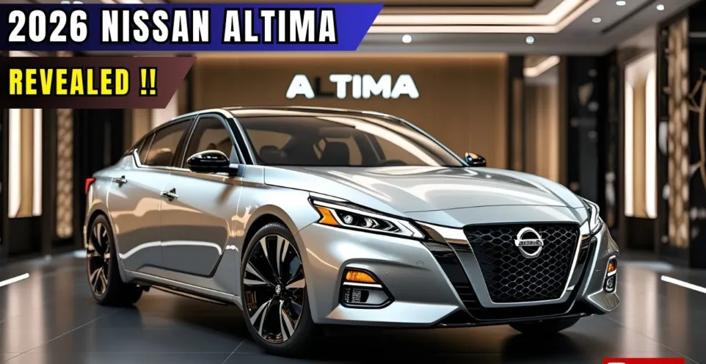 2026 Nissan Altima Unveiled – A Stylish Sedan with Modern Design, Powerful Engine, and Smart Features 1 New 2026 Nissan Altima