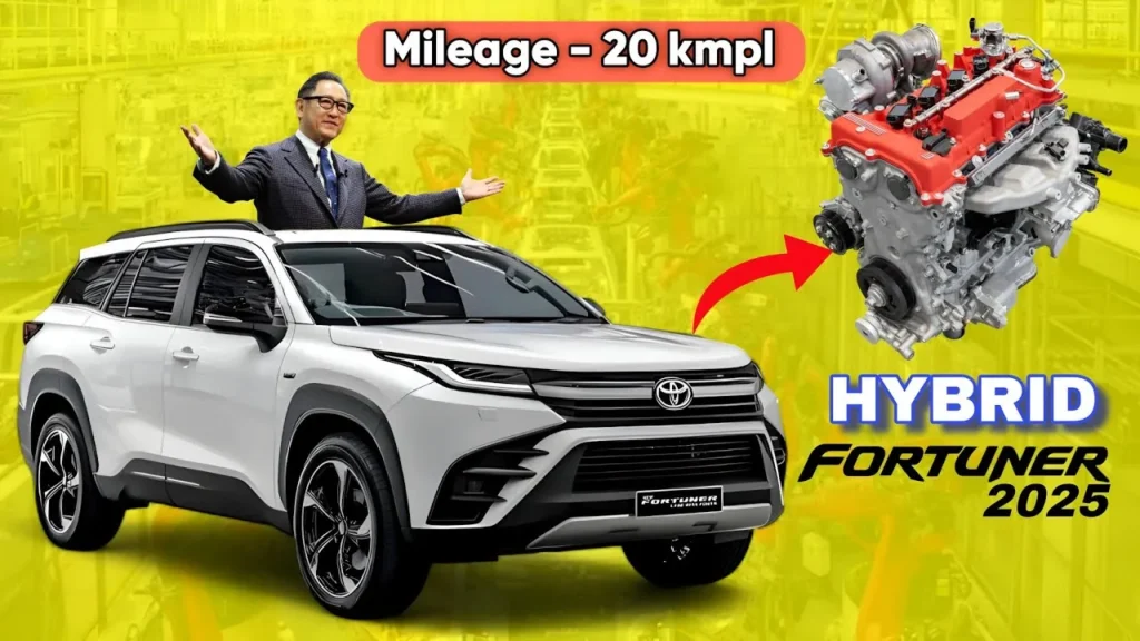 Toyota New Fortuner 2025: The Hybrid Beast Returns with Bold Design, Next-Level Luxury Interior, and Unbeatable Mileage! 3 New Toyota Fortuner 2025 Mileage