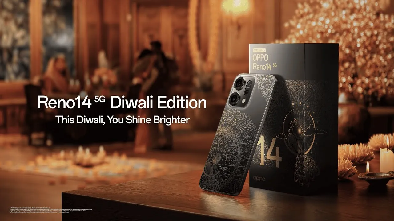 Oppo Reno 14 5G Diwali Edition launch date