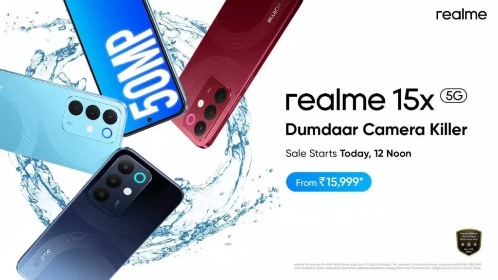 New Realme 15x 5G Phone Launched in India with Amazing Features and Budget Friendly Price ₹15,999, 7000mAh Battery 11 Realme 15x 5g Launch Offers