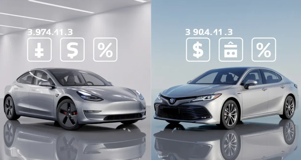 Tesla Model 3 vs Toyota Camry: The Eye-Opening 5-Year Cost Breakdown Every Buyer Must See 1 Tesla Model 3 vs Toyota Camry Camparison