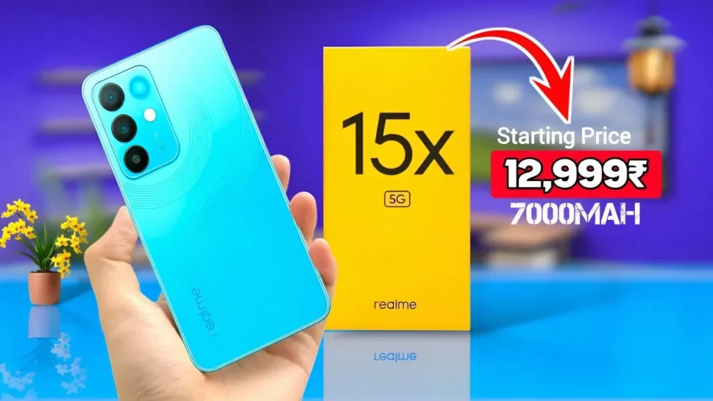 New Realme 15x 5G Phone Launched in India with Amazing Features and Budget Friendly Price ₹15,999, 7000mAh Battery 4 realme 15x launch date in india