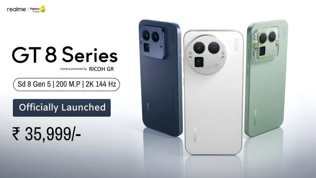 Realme GT 8 Pro – India’s First Most Powerful Smartphone with a Swappable Camera Body and 200MP Periscope Telephoto Lens 5 Realme GT 8 Pro Price in India