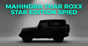 Mahindra Thar Roxx Star Edition Spied