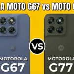 Motorola Moto G67 vs Moto G77 2026